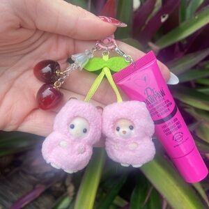 Sylvanian Families Cherries keychain / bag charm